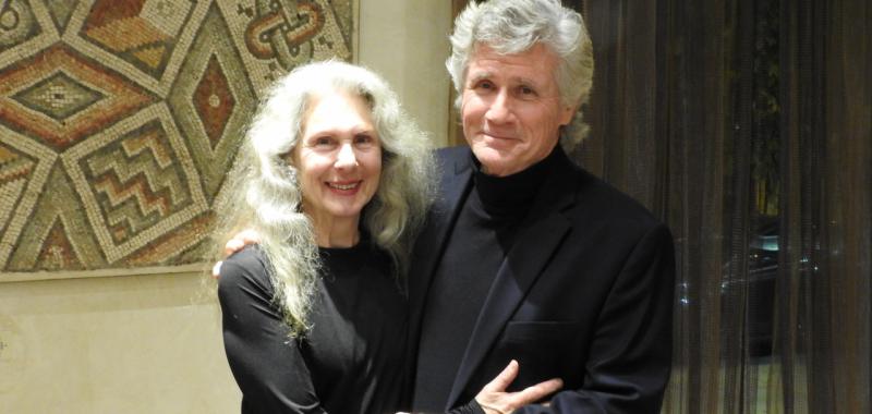 John Verdon con su esposa